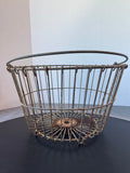 Rustic Vintage Farmhouse Gathering Basket