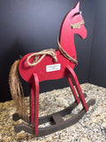 Wooden Holiday Rocking Horse