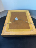 Mona Lisa Fabric Print in Gilded Frame