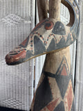 Bambara Heavyweight Wooden Antelope  Dance Headdress AS IS (READ DESCRIPTION CAREFULLY)