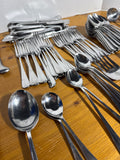 Oxford Hall Silver Plate Flatware Set - 126 Pieces