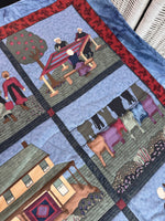 Amish Community Hand Made Crib Quilt
