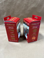 (A) Silver Mantle Stocking Holders — Set Of 4