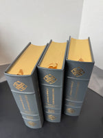 3-Volume Complete Set of Lee’s Lieutenants Easton Press Collector’s Edition Leather Bound Hardcover Books