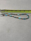 Tiger Eye & Turquoise Tone Necklace