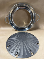 Circulon Stove Top Grill Pan Round Non Stick Barbecue Cookware Hard Anodized With Box