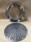Circulon Stove Top Grill Pan Round Non Stick Barbecue Cookware Hard Anodized With Box