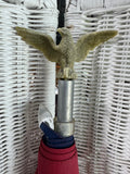Sentinel in American Flag on Pole with Eagle