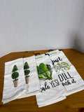 4 Piece Kitchen Tea Towel Set (D)