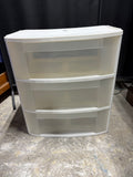 Sterilize Plastic 3-Drawer Storage Unit (Two Available)