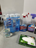 Cleaning Lot T, Most bottles at least half full