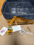 Longaberger Collectors Picnic Basket With Plastic Liner