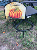 Pumpkin Welcome Sign