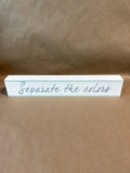 Pair Of Wooden Laundry Signs