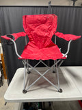 Ozark Trail Red Folding Camp Chair w/Carry Bag