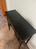 Black Petite Console Table