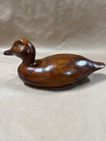 (A) Hand Carved Mallard Duck Decoy