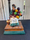 Black’s Lamp with Royal Doulton Old Balloon Seller & Old Curiosity Shop Shade (WORKS)