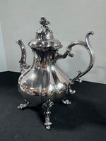 (B) Reed & Barton MCM Vintage Winthrop Silver Plate Teapot