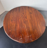 Heavyweight Vintage Wooden Round Rolling Plant Dolly