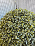 Pair of Faux Boxwood Decorative Topiary Spheres (E)