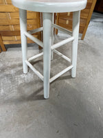 White Painted Stool