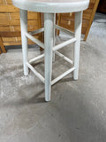 White Painted Stool