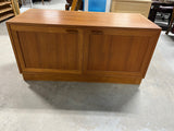 Sejling Skabe Danish Mid Century Modern Two Piece Console with Hutch ***HEAVY ITEM***