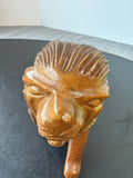 Wooden Roaring Lion