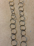 Sterling (Vermeil) Connecting Rings Necklace