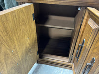 Staunton Pecan Finish China Hutch