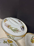15-Piece Royal Worcester England Evesham Gold Trim Serving China Set