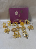 The Danbury Mint Gold Christmas Collection In Box - 2006 (E)