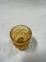 (B) Amber Colored Match/Toothpick Holder