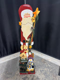 Traditions Wooden Old World Santa Decor in Box