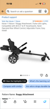Hover-1 Falcon-1 Hoverboard Buggy Attachment with Lights & Sounds (WORKS)