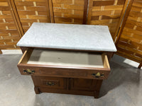 Marble Top Wash Stand/Cabinet