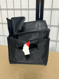 Crate & Barrel Canvas Totes/Baskets (A), Set of 4, 7"x8", 6"H.