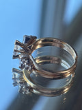 14K Gold & Diamond Ring - See photos for appraisal.  SIZE - 6