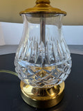 Waterford Crystal Maeve Accent Lamp with Original Shade (WORKS)
