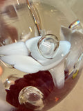 Floral Glass Perfume Bottle - Bob St. Clair
