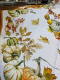 Williams Sonoma Heirloom Pumpkin Round Tablecloth
