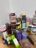 Assorted Lot Of Ribbons And Bows
