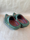Small Folk Art Hand Painted Floral Clogs