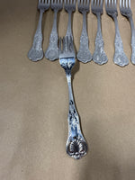 Lot Of 8 Wallace Queens Stainless Steel 18/10 Dinner Forks // 2 Sets Available // *** PRICED INDIVIDUALLY***