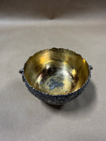 Silver Plate Pedestal Bowl With Ring Handles