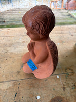 Terracotta Garden Statue - Praying Angel