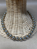 Monet Silver Tone Choker