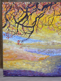 Original Painting “Sunset in the Mountains” by Local Artist, Ginger Olensen; Signed