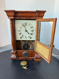Seth Thomas Antique Eight Day Spring Cottage Clock with Key